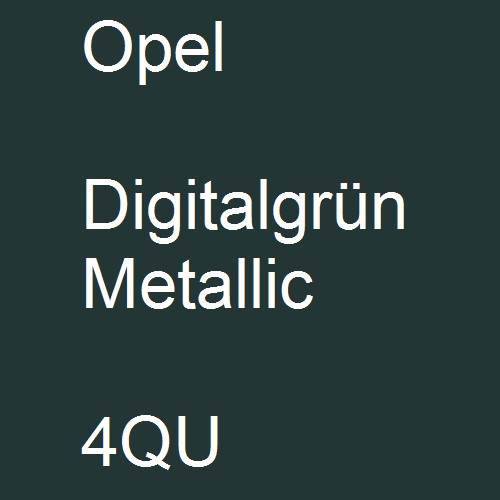 Opel, Digitalgrün Metallic, 4QU.